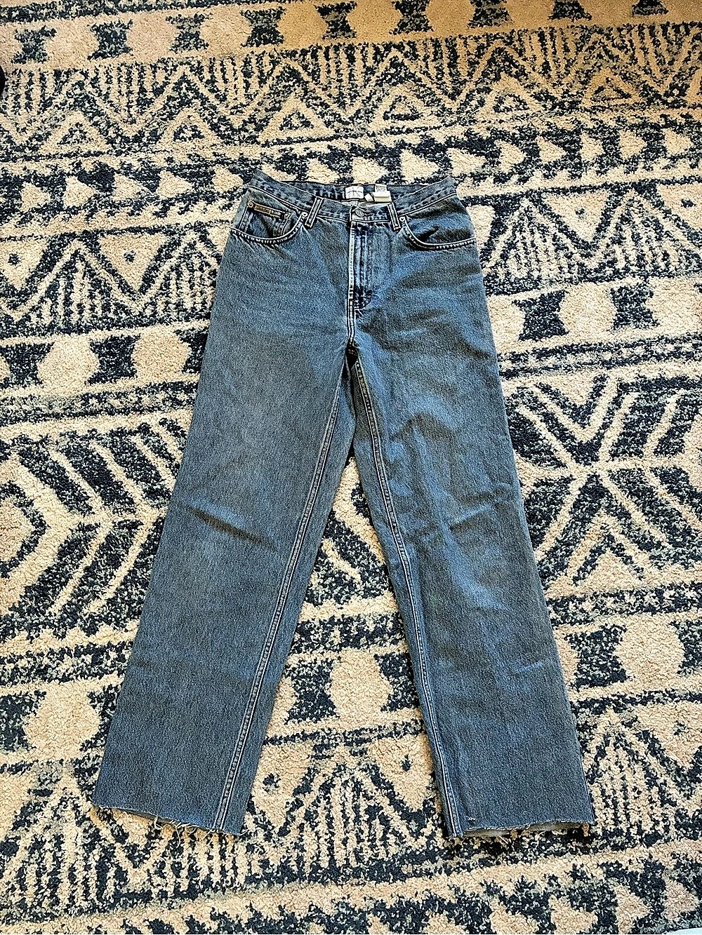 Calvin Klein Jeans Straight Leg Jeans in Blue Waist 29 Like New